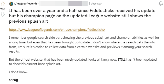 Lộ thêm bằng chứng về sự lười biếng của Riot: rework Fiddlestick đã hơn 1 năm, splash art cũ vẫn chưa thay đổi - Hình 3