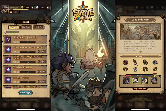 Starve Arena - lính mới với gameplay đỉnh khỏi bàn, đồ họa đẹp miễn chê trình làng tín đồ game Idle - Hình 4