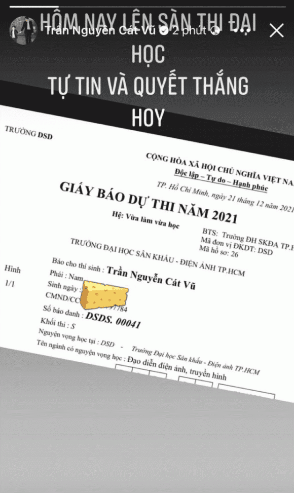 Tim bất ngờ thông báo thi đại học ở tuổi U40 - Hình 1
