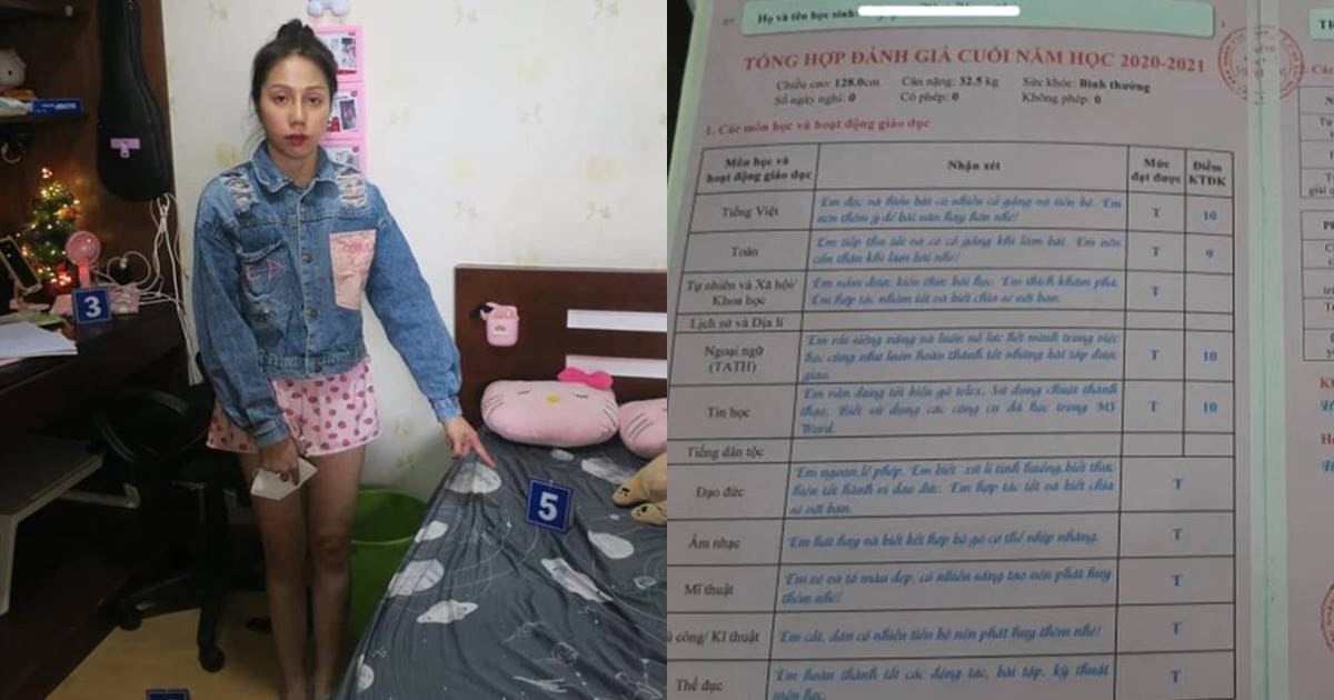 Lộ bảng điểm bóc trần sự dối trá của dì ghẻ khi nói đánh bé vì chậm hiểu - Hình 3