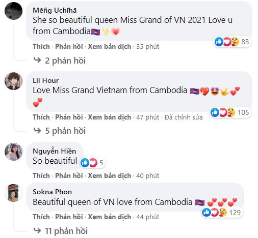 Netizen tràn vào fanpage Miss Grand International khen nấy khen để Thùy Tiên, thay mặt hoa hậu Campuchia xin lỗi? - Hình 7