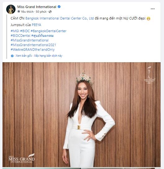 Netizen tràn vào fanpage Miss Grand International khen nấy khen để Thùy Tiên, thay mặt hoa hậu Campuchia xin lỗi? - Hình 5