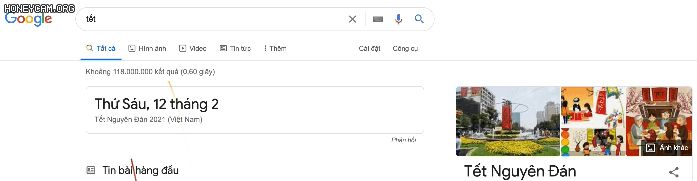 Điều gì sẽ xảy ra khi bạn gõ cụm từ liên quan đến Tết trên Google? - Hình 3
