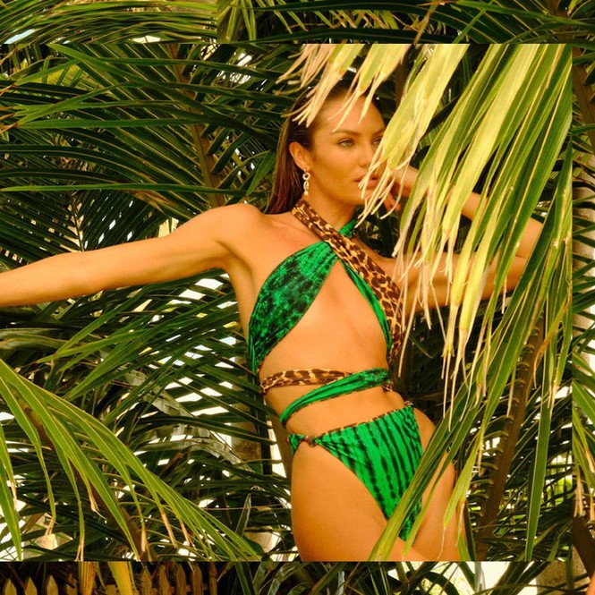 Bikini đậm chất nhiệt đới của thiên thần nội y Candice Swanepoel - Hình 13