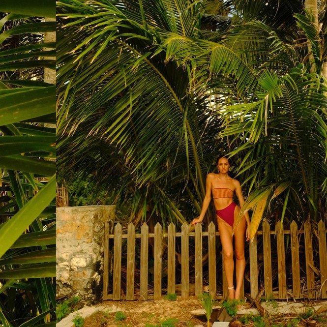 Bikini đậm chất nhiệt đới của thiên thần nội y Candice Swanepoel - Hình 9