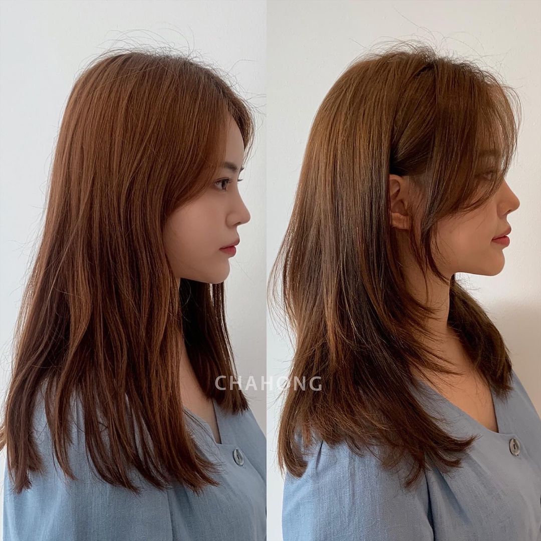 Chưa biết cắt tóc kiểu gì cho xinh thì học Lisa và hội gái Hàn diện tóc layer để có visual thăng hạng - Hình 8