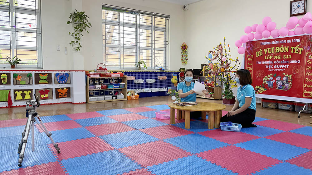 Quảng Ninh: Ghi nhận ngày đầu học trực tuyến - Hình 3