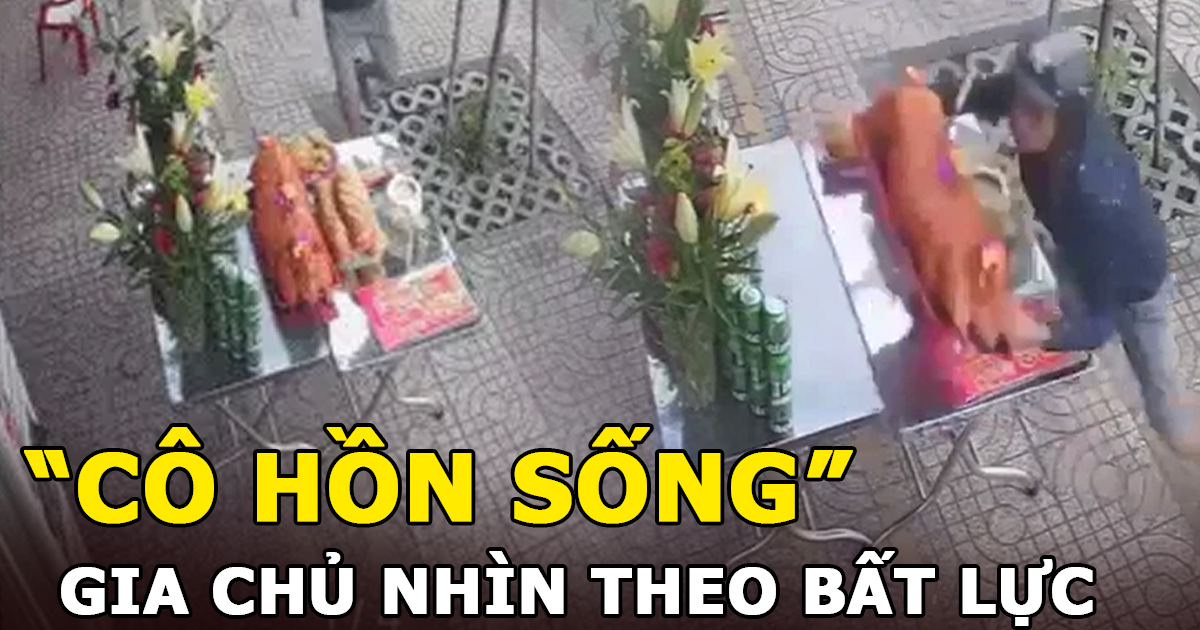 Cô hồn sống bất ngờ bê cả con heo quay cúng đầu năm bỏ chạy, gia chủ nhìn theo bất lực - Hình 4