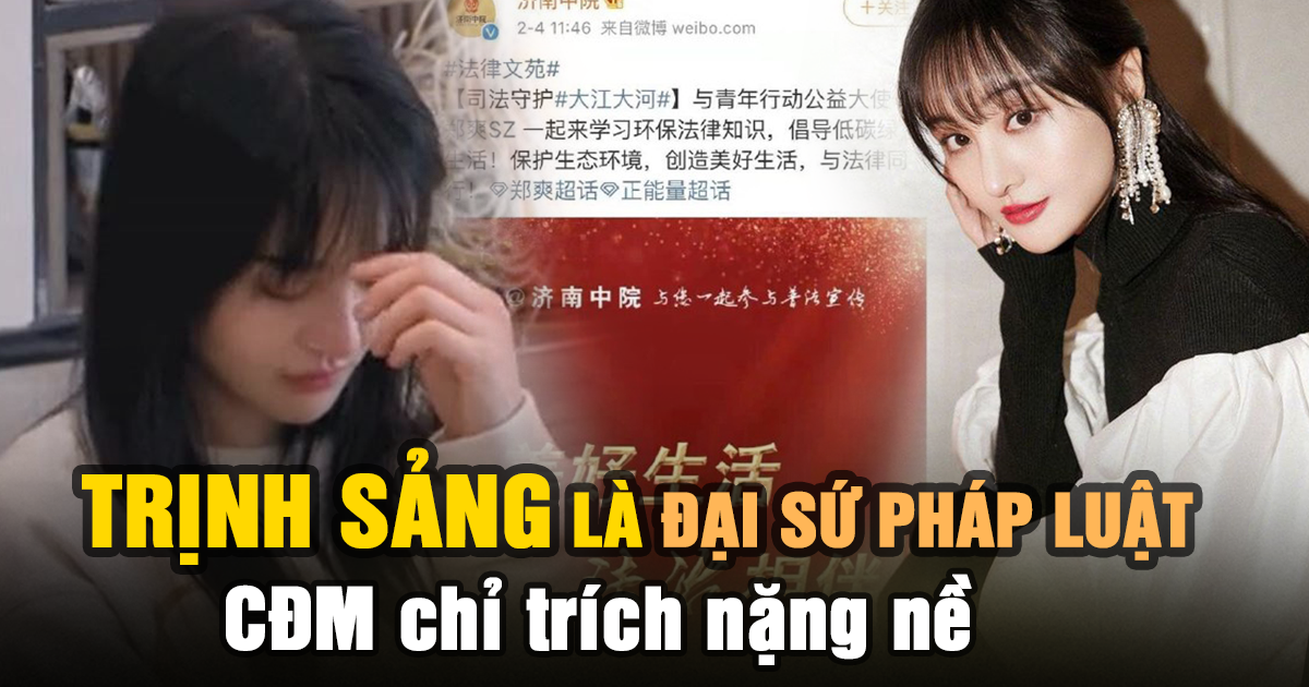 Trịnh Sảng bất ngờ được phong làm đại sứ pháp luật - Cộng đồng mạng chỉ trích nặng nề - Hình 5