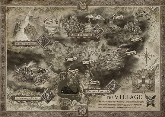 Lộ bản đồ cực kỳ rộng lớn của Resident Evil 8 với rất nhiều ngôi làng, lâu đài bí ẩn - Hình 3
