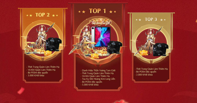 Thần Vương Nhất Thế tung sự kiện Đua Top xuyên Tết, tặng iPad Pro 2020 - Hình 2