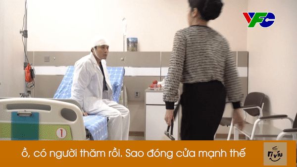 Hậu trường Hướng dương ngược nắng: Hồng Đăng ngã dúi dụi vì bị NSND Thu Hà tát thẳng tay - Hình 1