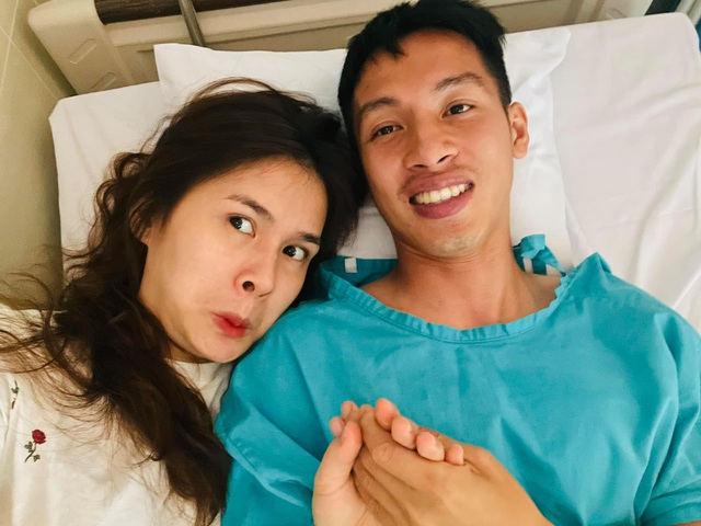 Khoảnh khắc nhí nhảnh, hạnh phúc của vợ chồng Hùng Dũng - Hình 1