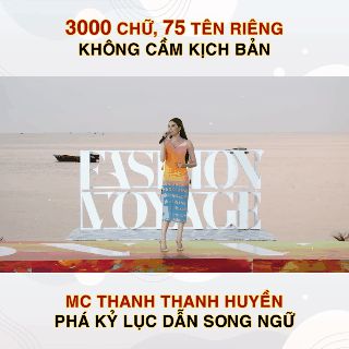 Dẫn song ngữ 3.000 chữ và 75 tên riêng, nữ MC gây choáng khi không cần kịch bản vẫn chẳng vấp một từ! - Hình 2