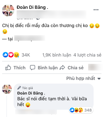 Đoàn Di Băng bất ngờ thông báo phần tai bị ảnh hưởng sau mất tim thai - Hình 2