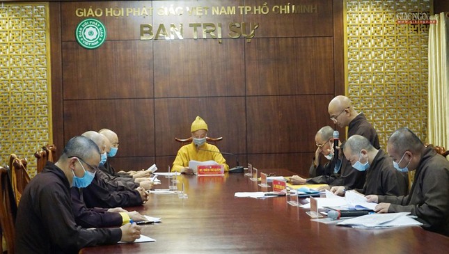 TP.HCM: Ban Chỉ đạo Đại hội họp về nhân sự cùng Thường trực Ban Trị sự quận huyện - Hình 5