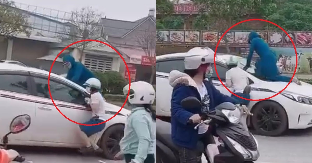 Vợ xanh chín với tiểu tam, đánh đu trên nóc capo chồng vẫn tiếp tục cho xe chạy - Hình 4
