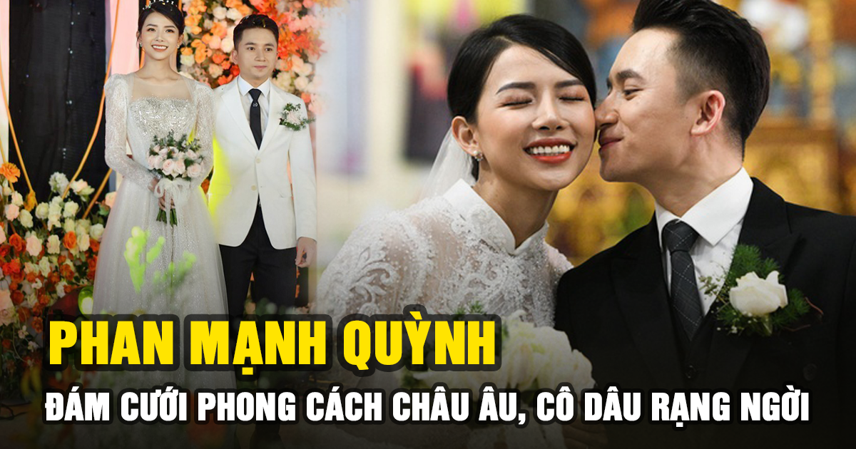 Phan Mạnh Quỳnh và Khánh Vy đẹp rạng ngời theo phong cách Châu Âu trong thánh lễ hôn phối - Hình 5