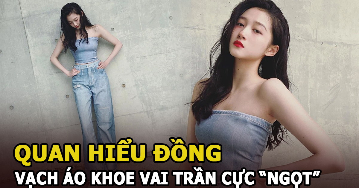 Quan Hiểu Đồng vạch áo khoe vai trần cực ngọt, netizen réo gọi bạn trai Lộc Hàm - Hình 4