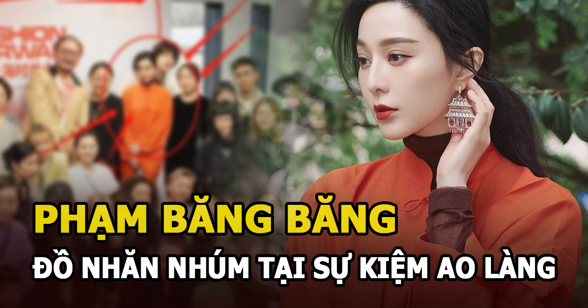 Phạm Băng Băng - Nữ hoàng Cannes biến thành bà thím mặc đồ nhăn nhúm đứng trên sân khấu ao làng - Hình 5