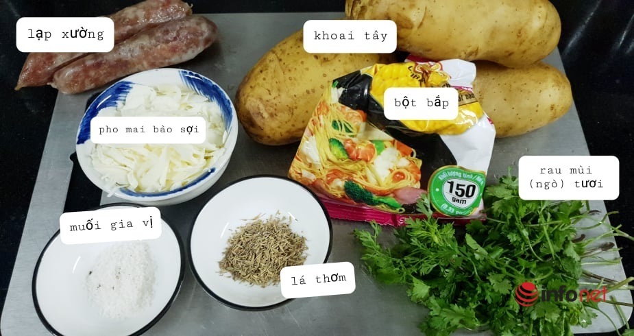 Cách làm khoai tây xúc xích thơm ngon hấp dẫn trẻ nhỏ - Hình 2