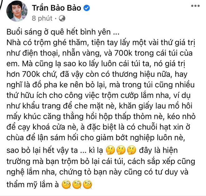 Hề hước như BB Trần: Đăng ảnh hiện trường nhà bị trộm mà chỉnh lung linh, còn tức thay kẻ xấu vì lý do này? - Hình 1