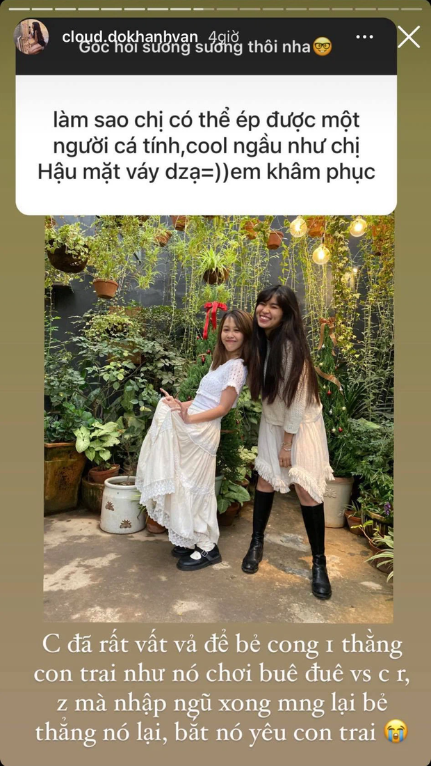 Khánh Vân nói về Hậu Hoàng: Vất vả bẻ cong 1 thằng con trai như nó, nhập ngũ xong mọi người bẻ thẳng nó lại - Hình 2