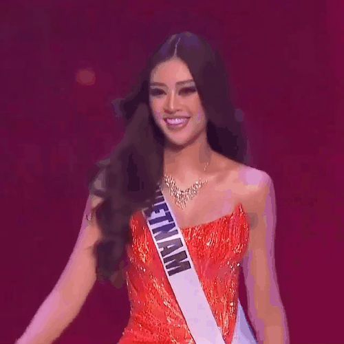 Khánh Vân chơi chiêu diện đồ hợp mệnh tại bán kết Miss Universe 2020, toàn màu nổi bần bật chiếm spotlight - Hình 10