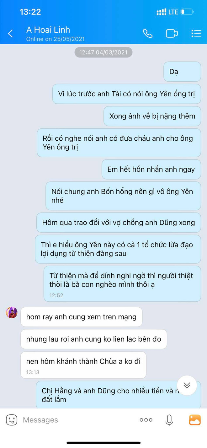 Hoài Linh khiến netizen hoang mang khi lộ tin nhắn làm rõ mối quan hệ với ông Võ Hoàng Yên? - Hình 2