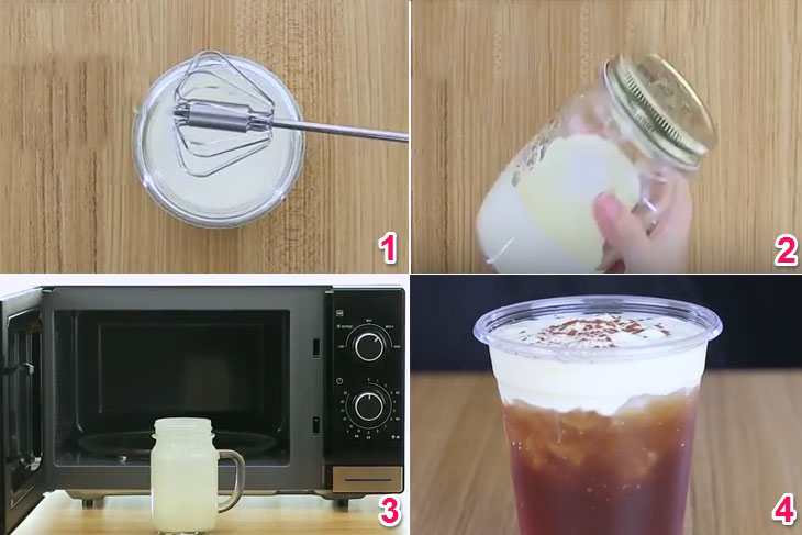 [Video] Cách làm bọt sữa milk foam (macchiato) béo ngậy cực dễ