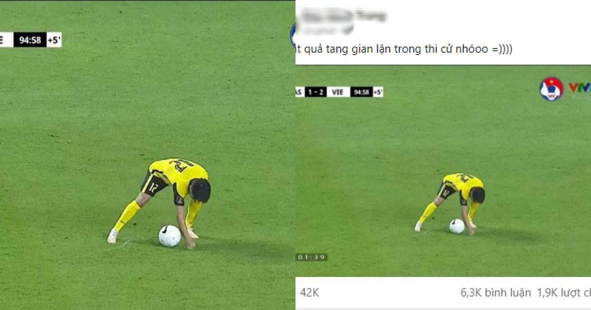 Khoảnh khắc cầu thủ Malaysia ăn gian bị dân mạng tia trúng, tóm gọn trong 1 lời phân tích siêu gắt! - Netizen - Việt Giải Trí