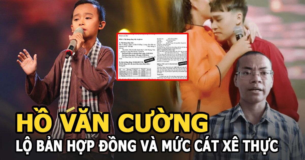 Hồ Văn Cường lộ bản hợp đồng và mức cát xê thực khiến netizen ngỡ ngàng? - Hình 4
