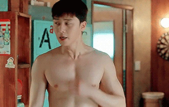 7 màn khoe body siêu mlem của nam thần màn ảnh Hàn, siêng cởi cỡ Park Seo Joon thì ai chịu cho nổi! - Hình 8