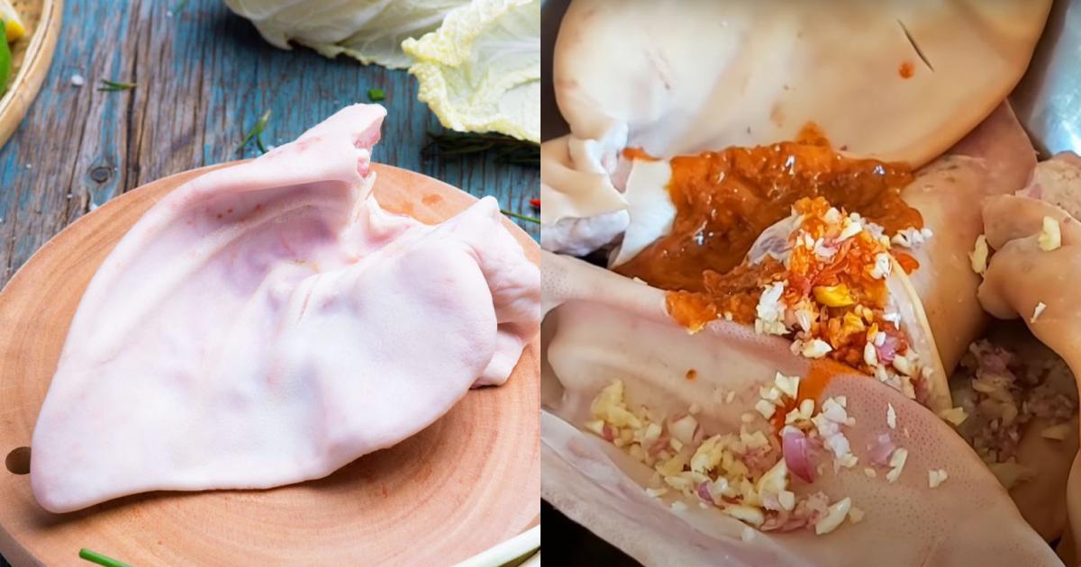 Cách làm tai heo nướng sa tế siêu cay dai giòn sật sật cả nhà thích mê - Ẩm thực - Việt Giải Trí