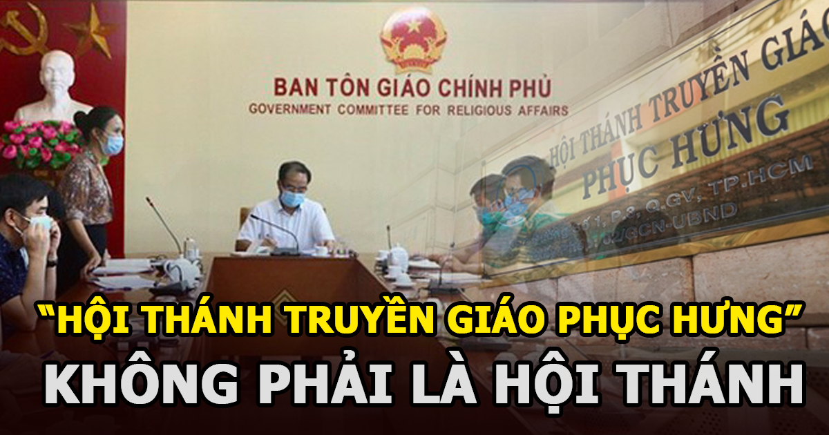 Hội thánh truyền giáo Phục Hưng không phải hội thánh, người đứng đầu không phải mục sư - Hình 5