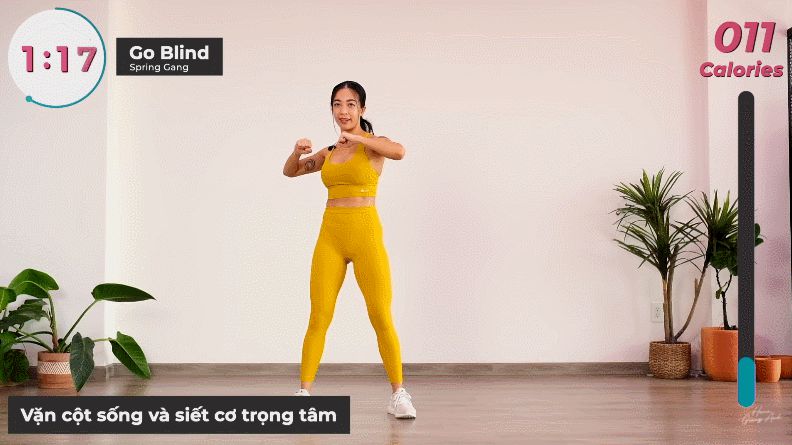 Tập bụng mà không nằm, không cần thảm thế mà Hana Giang Anh cũng nghĩ ra được, làm theo đến đâu là thấy múi đến đó - Hình 2