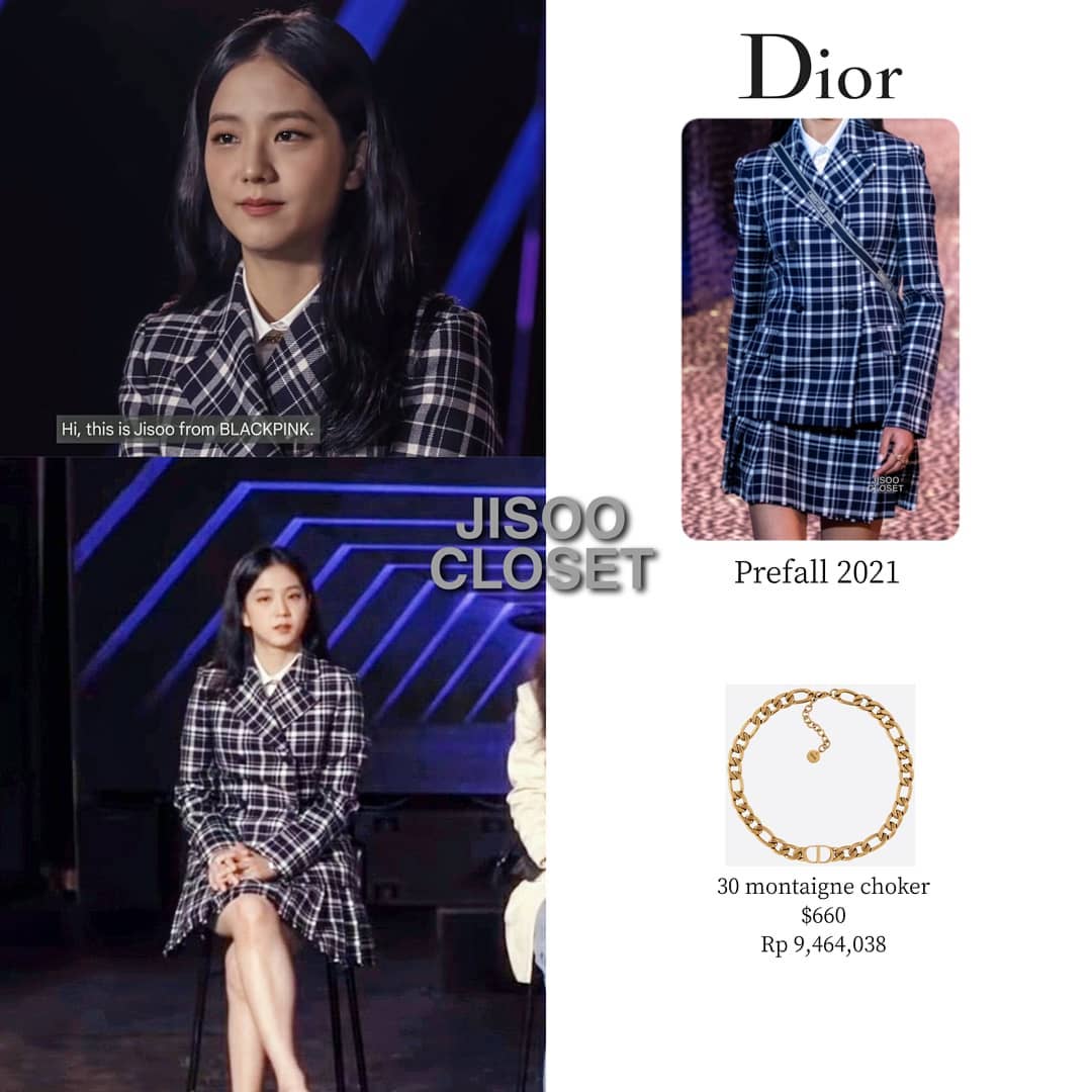 BLACKPINKs Jisoo Attended the Dior SS22 Show at Paris Fashion Week  Teen  Vogue
