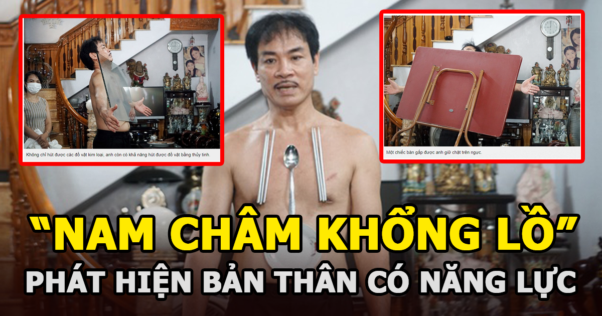 Người đàn ông thử theo clip trên mạng phát hiện cơ thể là nam châm khổng lồ - Hình 7