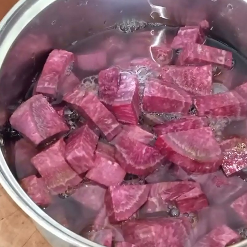 Cách làm kem khoai lang tím mát lạnh, thơm béo, cực đơn giản - Hình 4
