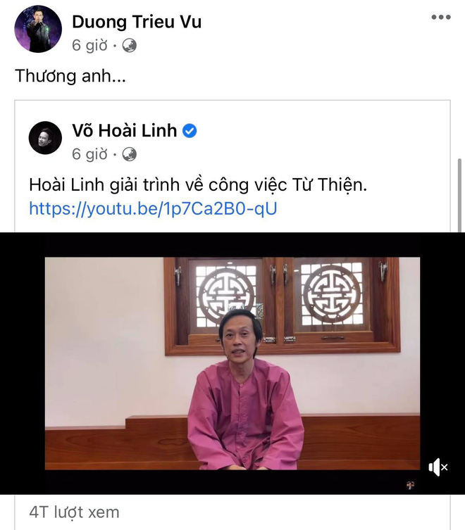Cát Phượng bật khóc, con trai và dàn sao đồng loạt đăng status sau khi NS Hoài Linh trần tình lùm xùm 15,4 tỷ từ thiện - Hình 4