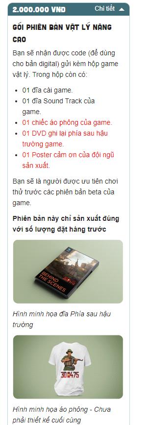 Hiker Games chính thức hé lộ giá từng phiên bản của tựa game 300475, bản rẻ nhất chỉ từ 500.000 VND - Hình 4