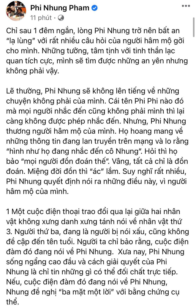 Phi Nhung lên tiếng khi bị bà Phương Hằng gọi tên: Làm rõ 3 tin đồn đang gây xôn xao, nói rõ quan hệ với Hoài Linh - Hình 2