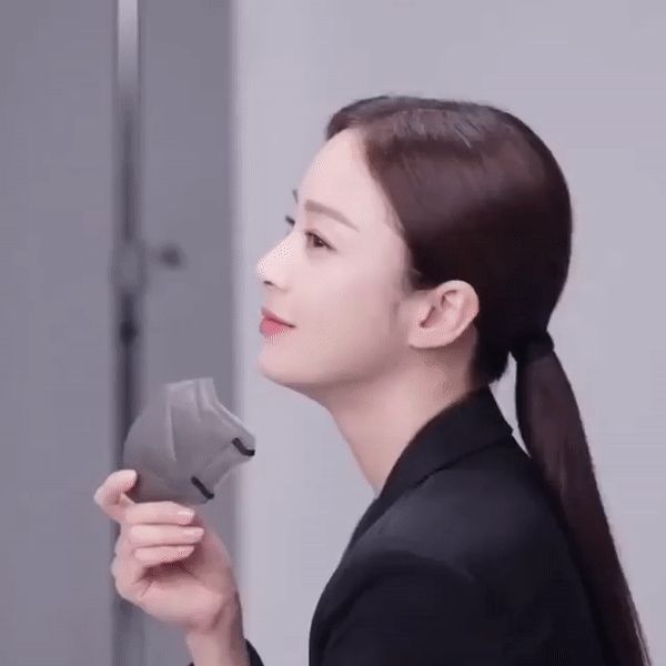 Đi quảng cáo khẩu trang như Kim Tae Hee: Gây sốc visual vì mặt nhỏ đến mức lọt thỏm, che kín vẫn lấp ló đường nét nữ thần - Hình 6