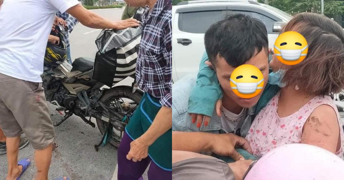 Mặc áo chống nắng đi xe máy, người phụ nữ mang bầu gặp tai nạn kinh hoàng:  Lời cảnh tỉnh cho chị em mỗi khi ra đường vào mùa hè - Netizen -