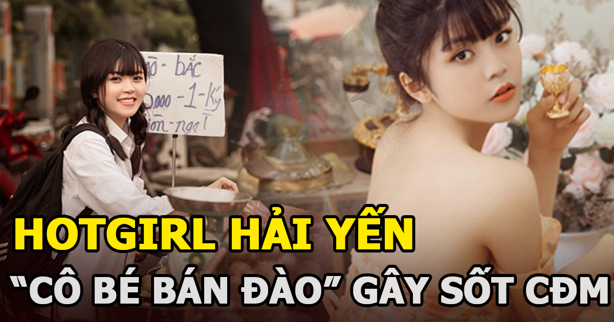 Hotgirl Hải Yến hóa thành cô bé bán đào gây sốt cộng đồng mạng - Hình 6