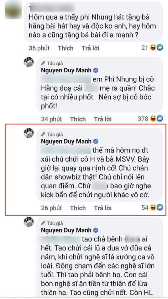 Phi Nhung tức giận gọi thẳng tên Duy Mạnh khi bị tố đứng sau giật dây chửi bà Nguyễn Phương Hằng - Hình 2