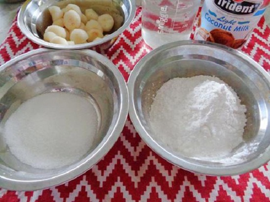Cách làm bánh củ năng nước cốt dừa tráng miệng đơn giản - Hình 2