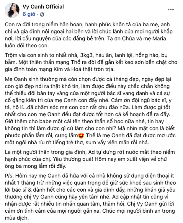 Vy Oanh chính thức lên tiếng về lùm xùm chửa trâu 12 tháng gây xôn xao dư luận - Hình 2