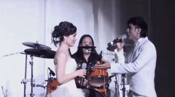 Đan Trường từng song ca cực ngọt với vợ đại gia trong đám cưới, khoảnh khắc xử lý sự cố tình bể bình càng làm fan tiếc nuối - Hình 4