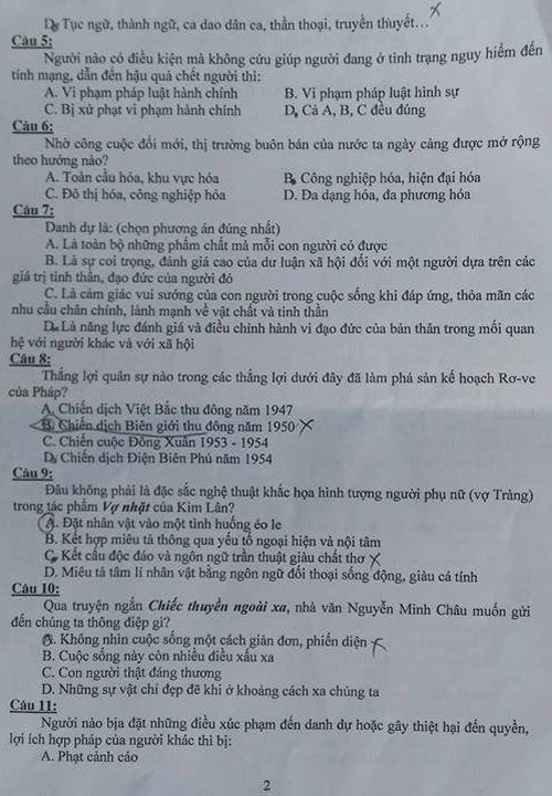 Tổng hợp đề thi Năng khiếu báo chí - Học viện Báo chí và Tuyên truyền từ năm 2015 đến nay - Hình 2